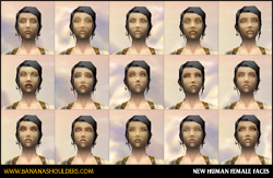 New Human Female Faces